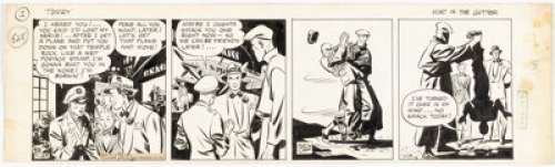 Caniff, Milton | Milton Caniff Terry and the Pirates Daily Comic Strip Original Art dated 7-29-40 (News Syndicate, 1940). ... | Heritage