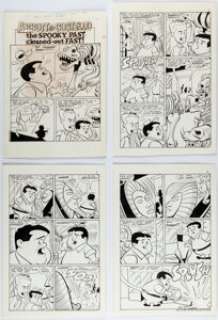 Fraccio, Bill - Bill Fraccio and Tony Tallarico (Attributed) Abbott & Costello #12 4 Complete Stories Original Art Group of 20 (Ch... (Total: 20 Original Art)