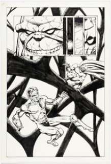 DC Artist - Jim Starlin - Green Lantern (Kyle Rayner) Story Page Illustration Original Art (DC, undated)....
