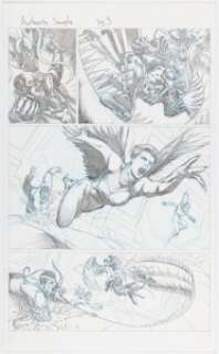 Hitch, Bryan - Bryan Hitch The Authority Sample Story Page 3 Original Art (DC, c.1999)....