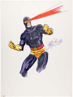 Byrne, John | John Byrne - Cyclops SDCC Auction Illustration Original Art (1980).... | Heritage