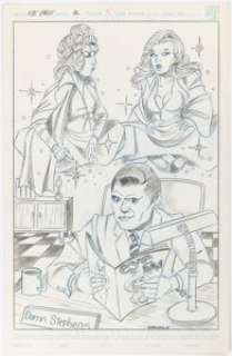 Borenstein, Todd - Todd Borenstein Eye Candy #2 Splash Page 5 Original Art (Fantagraphics, 1995)....