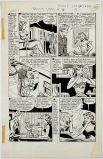 Sink, John - John Sink First Love Illustrated #25 Story Page 2 Original Art (Harvey, 1953). ...