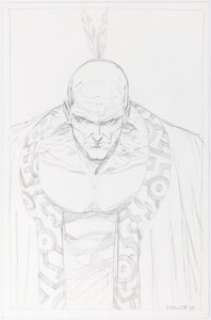 Image Comics artist - Nick Dragotta - Wolf from East of West Sketch Original Art (2013)....