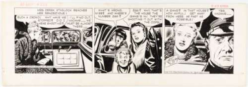 Raymond, Alex | Alex Raymond Rip Kirby Daily Comic Strip Original Art dated 12-27-47 (King Features Syndicate, 1947).... | Heritage
