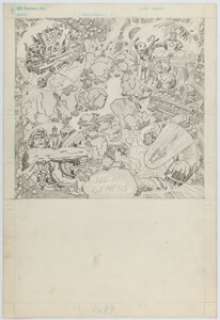 Kirby, Jack | Jack Kirby Who’s Who: The Definitive Directory of the DC Universe #16 New Genesis Illustration Original Art (DC, 1... | Heritage