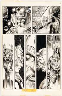 Starlin, Jim | Jim Starlin and Tony DeZuñiga Marvel Preview #10 Thor Story Page 5 Original Art (Marvel, 1977).... | Heritage