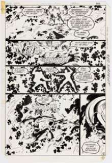 Giffen, Keith - Keith Giffen and Larry Mahlstedt The Legion of Super-Heroes #294 Story Page 30 Original Art (DC, 1982).... (Total: 2 Original Art)