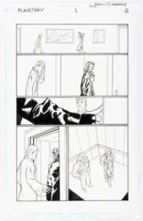 Cassaday, John - John Cassaday Planetary #1 Story Page 6 Original Art (DC, 1999)....