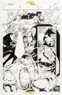 Kitson, Barry | Barry Kitson and James Pascoe Azrael #19 Story Page 15 Original Art (DC, 1996).... | Heritage