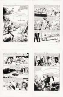 Giordano, Dick | Dick Giordano Flying Saucers #3 Complete 8-Page Story Original Art (Dell, 1967).... (Total: 8 Original Art) | Heritage