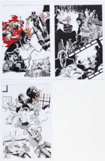 Casallos, Eman - Eman Casallos Jennifer Blood #23 Story Pages 6, 8, & 10 Original Art Group of 3 (Dynamite, 2013).... (Total: 3 Original Art)