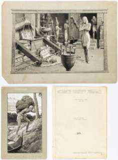 Matania, Fortunino | Fortunino Matania Brittania & Eve Magazine "Strange Chapters In History" Illustrations Original Art Group of 2 (19... (Total: 2 Items) | Heritage