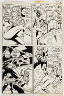 Mortimer, Win | Win Mortimer, Don Perlin, and Mike Esposito Spidey Super Stories #32 Captain Britain Story Page 17 Original Art (M... | Heritage