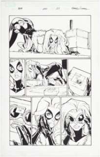 Ramos, Humberto | Humberto Ramos and Carlos Cuevas The Amazing Spider-Man #650 Story Page 20 Black Cat Original Art (Marvel, 2011).... | Heritage