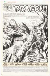 Jim Lee And Al Milgrom | Alpha Flight #59 Splash Page 1 Original Art (Marvel, 1988). | Heritage