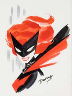 Darwyn Cooke - Batwoman Specialty Illustration Original Art (undated).
