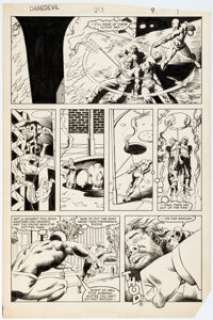 David Mazzucchelli And Danny Bulanadi | Daredevil #213 Story Page 7 Original Art (Marvel, 1984). | Heritage