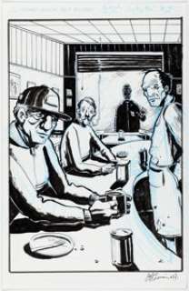 Jeff Lemire - The Nobody Promotional Illustration Original Art (DC/Vertigo, 2007).