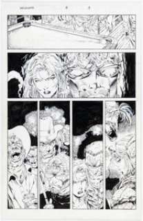 Jim Lee and Richard Bennett WildC.A.T.s: Covert Action Teams #8 Story Page 3 Original Art (Image, 1994). | Heritage