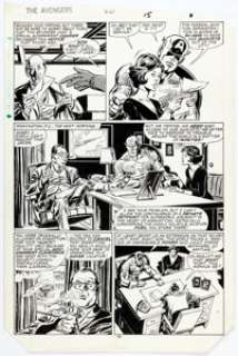 John Buscema and Tom Palmer The Avengers #261 Story Page 11 Original Art (Marvel, 1985). | Heritage
