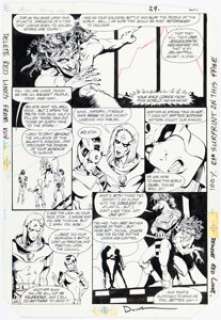 Jan Duursema Arion, Lord of Atlantis Special #1 Story Page 26 Original Art (DC, 1985).
