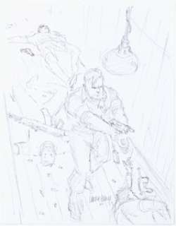 Larry Hama G. I. Joe: A Real American Hero #191 Variant Cover Original Art (IDW, 2013).