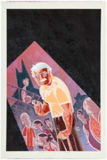 Scott Morse Batman: Room Full of Strangers Re-Creation Cover Original Art (DC, 2004).