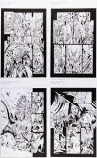 Wellinton Alves Brian Pulido‘s Medieval Lady Death #6 Story Pages 8-15 Original Art (Avatar Press, 2005). (Total: 7 Items)