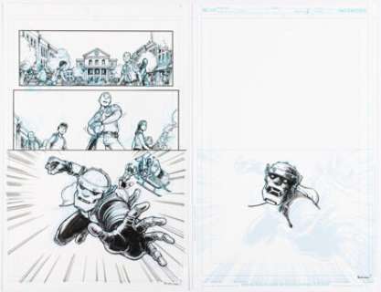 Chris Burnham Unstoppable Doom Patrol #5 Story Page 1 Original Art Group of 2 (DC, 2023). (Total: 2 Original Art)