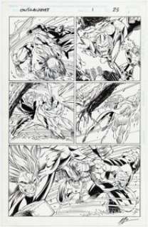 Adam Kubert and Art Thibert Onslaught: Marvel Universe #1 Story Page 25 Original Art (Marvel, 1996). | Heritage