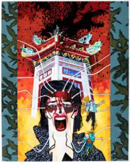 Gary Erskine - Cyberpunk Movie Concept Illustration Original Art (1991).