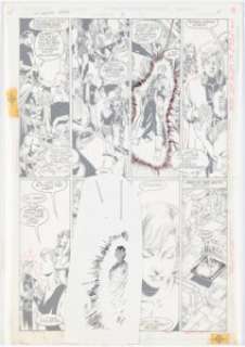 Phil Jimenez, John Stokes, and Dan Davis Guy Gardner: Warrior #29 Story Page 15 Original Art (DC, 1995).