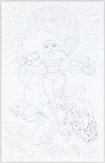 Ben Caldwell Sensation Comics Featuring Wonder Woman #9 Cover Preliminary Original Art (DC, 2015). | Heritage