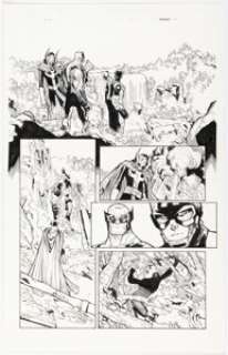 Humberto Ramos and Victor Olazaba A+X #9 Story Page 10 Original Art (Marvel, 2013).