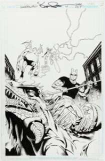 Steve Scott and Wayne Faucher Shadowpact #4 Cover Original Art (DC, 2006). | Heritage