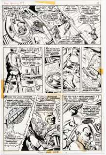 Ross Andru and Tom Palmer Doc Savage #4 Story Page 13 Original Art (Marvel, 1973). | Heritage