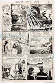 Alfredo Alcala Ghosts #17 "Death Held the Lantern High" Story Page 3 Original Art (DC, 1973). | Heritage