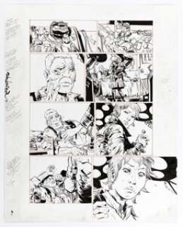 Paul Pope Batman: Year 100 #3 Story Page 19 Original Art (DC, 2006). | Heritage