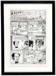 David Boswell Reid Fleming, World’s Toughest Milkman #2 Story Page 1 Original Art (Eclipse, 1987). | Heritage