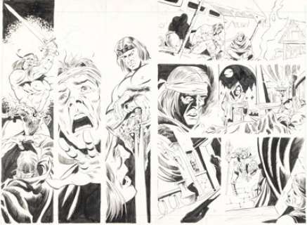 Mike Ploog and Al Milgrom Kull the Destroyer #13 Story Pages 2-3 Original Art (Marvel, 1974). | Heritage