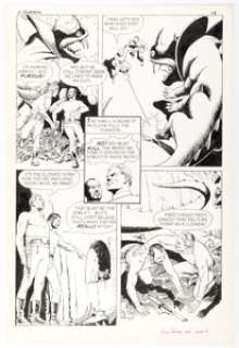 Reed Crandall Flash Gordon #8 Story Page 12 Original Art (King Features, 1967). | Heritage