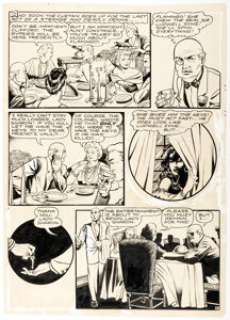 Matt Baker Jerry Iger’s Famous Features #1 Flamingo Story Page 4 Original Art (Iger/Pacific Comics, c. 1950s-1984). | Heritage
