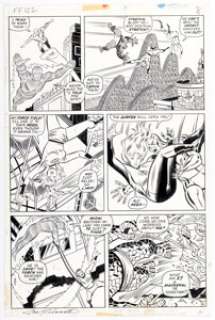 John Buscema and Joe Sinnott Fantastic Four #122 Story Page 6 Original Art (Marvel, 1972). | Heritage