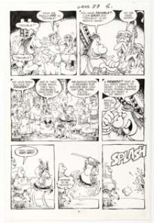 Sergio Aragonés Groo the Wanderer #33 Story Pages 5 Original Art (Marvel, 1987). | Heritage