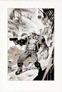 Saverio Tenuta - Marv from Sin City Specialty Illustration Original Art (2001).