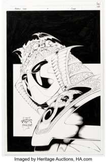 Joe Benitez and Aaron Sowd Weapon Zero #4 Cover Original Art (Image, 1995).