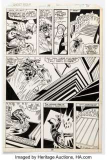 Don Perlin Ghost Rider #33 Story Page 16 Original Art (Marvel, 1978). | Heritage