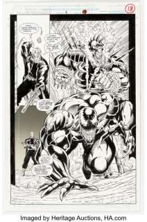 Ron Lim and Al Milgrom Venom: Nights of Vengeance #2 Story Page 2 Original Art (Marvel, 1994). | Heritage