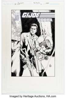 Zach Howard G.I. Joe Cobra II #12 Variant Cover Original Art (IDW, 2011).